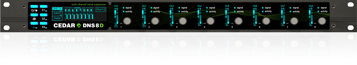 CEDAR DNS 8D dialogue noise suppressor