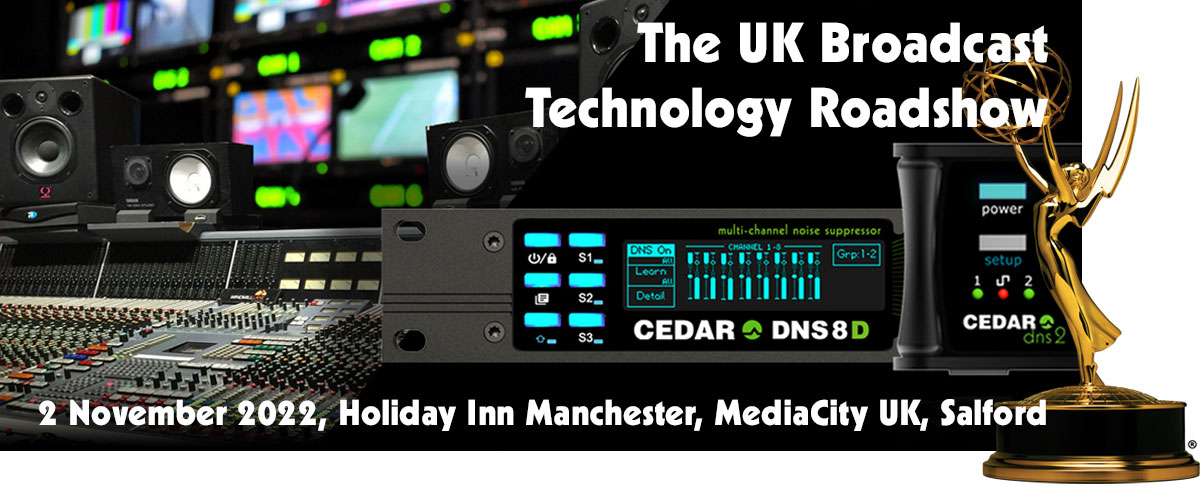 The UK Broadcast Technology Roadshow 2022